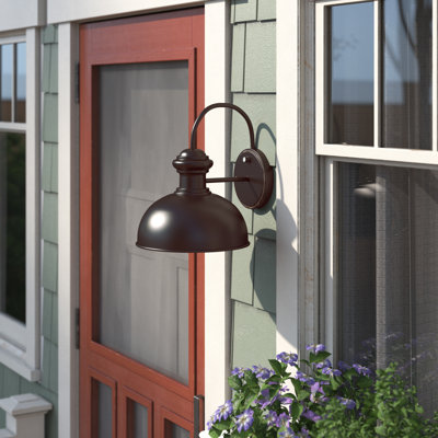 Harriett Steel Wall Light Andover Mills Fixture Finish Oil Burnished Bronze